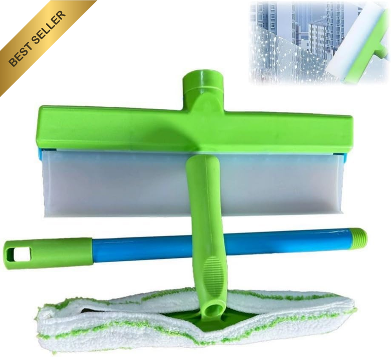 Blade Window Cleaning Kit, Aqua Blade Squeegee, Silicone Window Squeegee Kit, 3