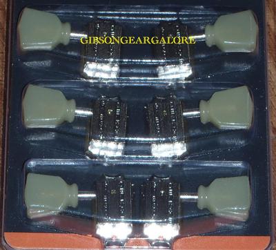 Gibson Les Paul Tuners Set Kluson Deluxe Nickel Peg Guitar Parts Tuner Custom T