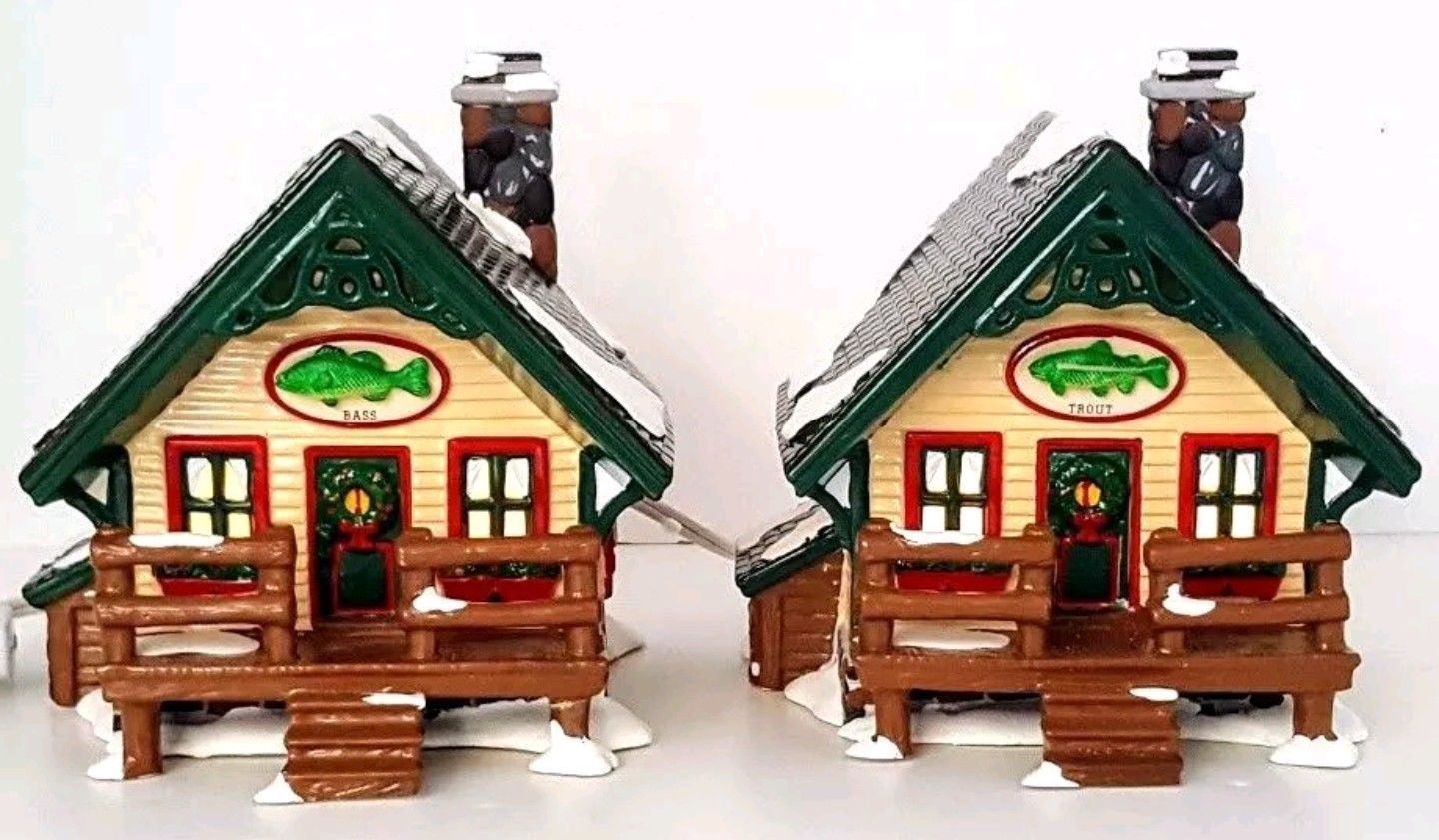 Fisherman S Nook Cabins Bass And Trout 54615 S 2 Dept 56 Retired