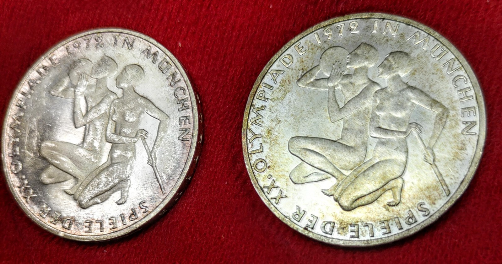 ドイツ 1972年 ミュンヘンオリンピック記念10マルク５点セット銀製 再入荷アイテム 楽天市場】ドイツ銀貨 10マルク 1972年