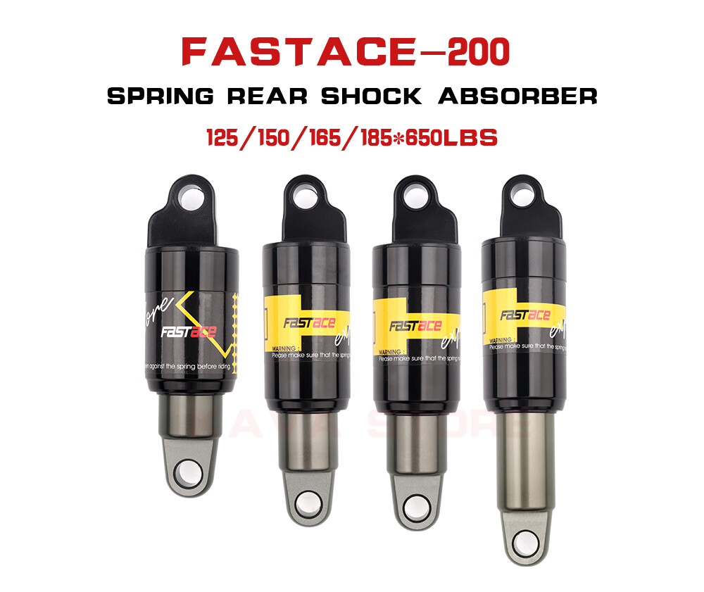 Fastace Dual Air Rear Shock Absorber 150 165 185 190 200mm