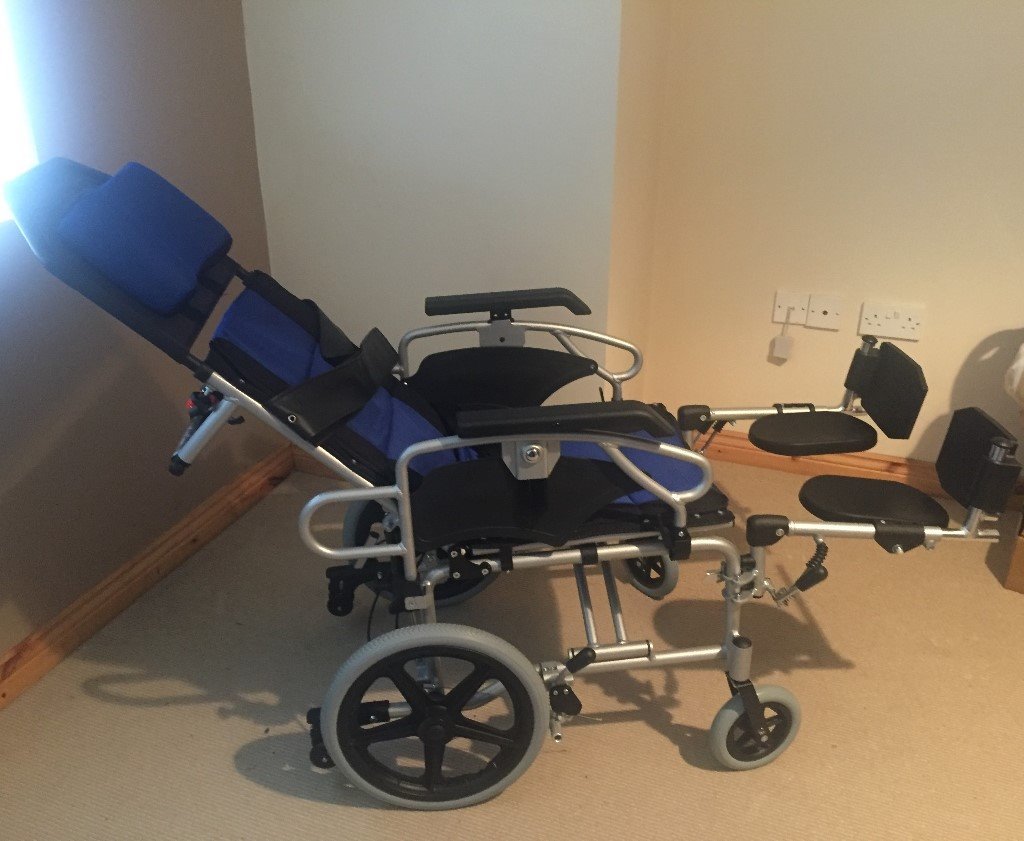 Reclining Foldable Wheelchair, as new, never used. in Lisburn, County