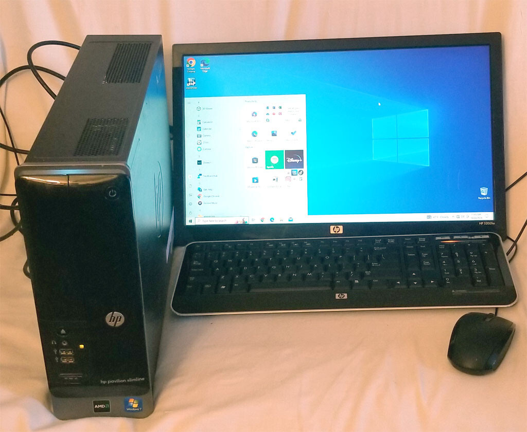 HP Pavilion Slimline s5-1018, AMD X2, 8GB mem, 1TB HDD, Win