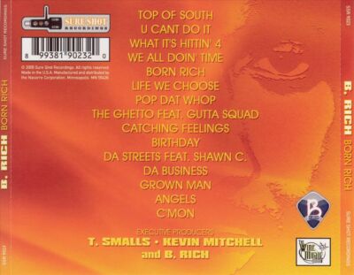 B RICH - BORN RICH [PA] * NEW CD
