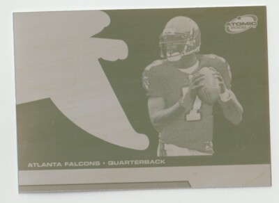 2002 Pacific Atomic Michael Vick Pacific 1/1 Cyan Falcons QB