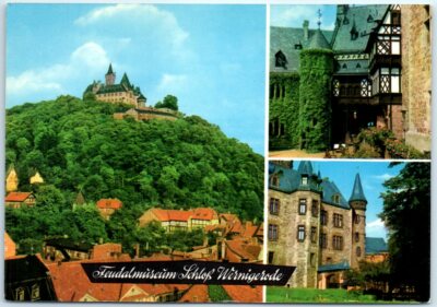 Postcard - Feudalmuseum Schloss Wernigerode, Germany