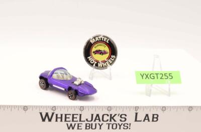 Silhouette Purple Hot Wheels 1968 Mattel Vintage Redline RL WITH BUTTON