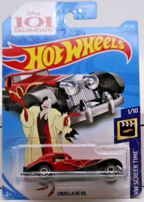 HOT WHEELS Screen Time 101 DALMATIANS CRUELLA DE VIL