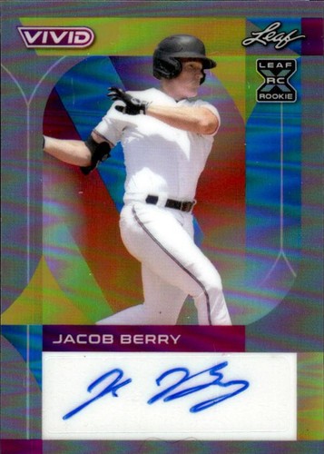 2022 Leaf Vivid - Jacob Berry #BA-JB1