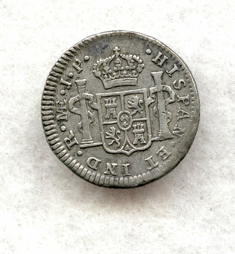 PERU ~ 1817 JP ~ 1/2 REAL ~ SILVER ~ CH VF