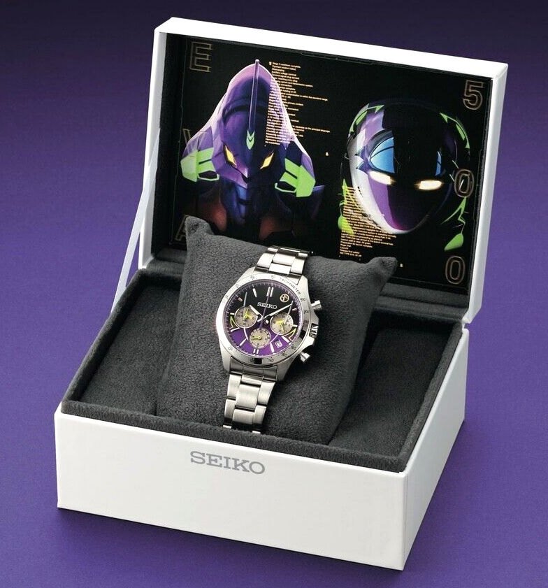 Pre-owned Seiko X Evangelion Watch 500 Series Shinkansen 25th Anniversary 500 Type Eva
