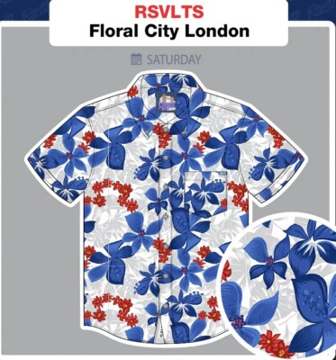 RSVLTS MCM London Comic Con Floral City EXCLUSIVE Kunuflex Shirt L Large