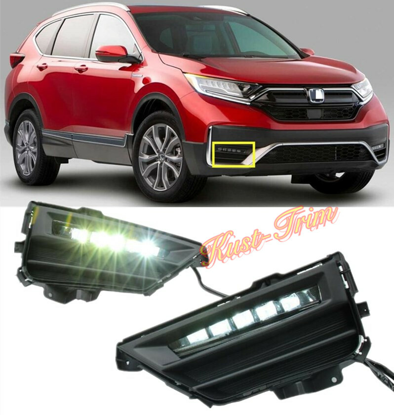 LED Fog Lamps Daytime Running Lights For Honda CRV CRV Touring EX EXL