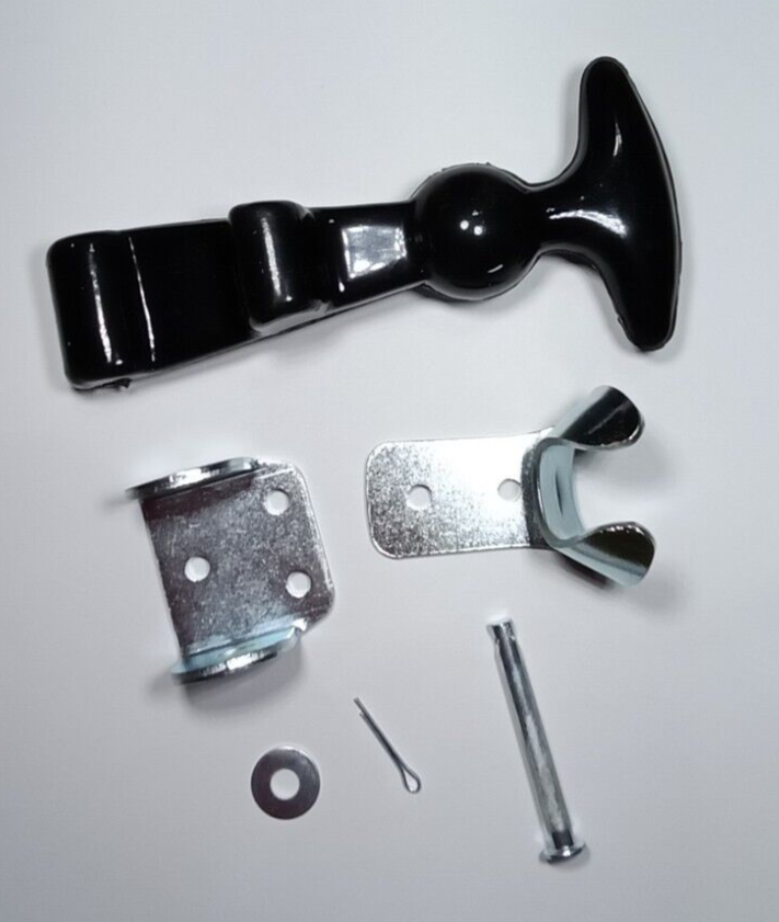 5" UNIVERSAL RUBBER HOLD DOWN LATCHES SET OF 4 WITH HARDWARE