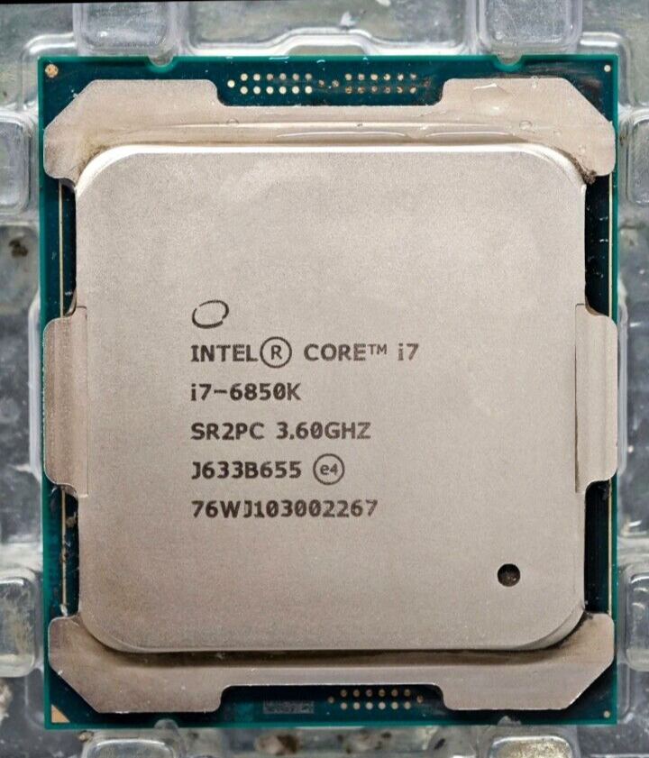 CPU Intel Core i7-6850K CPU LGA2011 Intel Core i7-6850K Processor (3.6GHz,LGA 2011, 6-Core