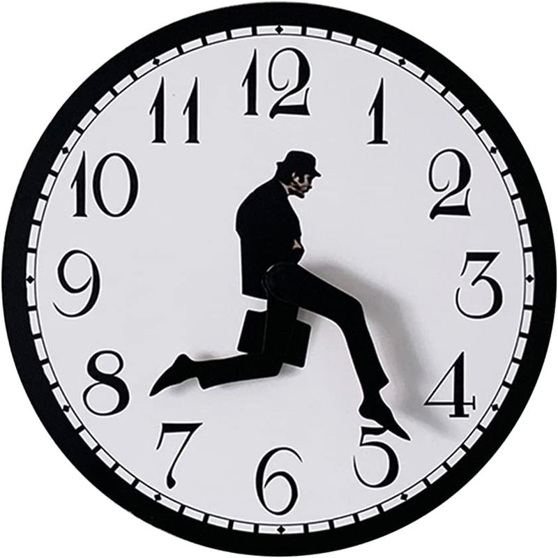 Silly Walk Wall Clock Inspired Home Decor Gift Wall Art Python Inspired Silly