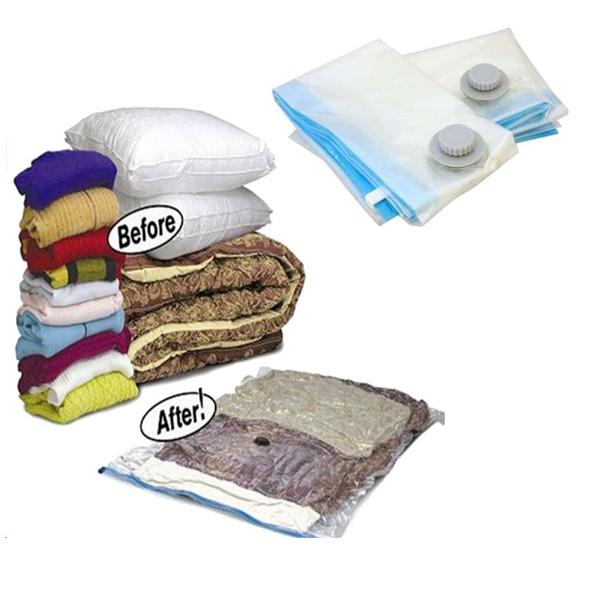 Vacuum Storage Bags Space Saving Seal Clothes & Bedding 55x85 100x70