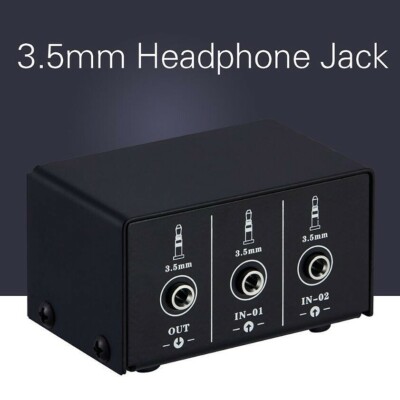 2 In 1 Out or 1 In 2 Out Audio Source Signal Selector Switcher B101/B102