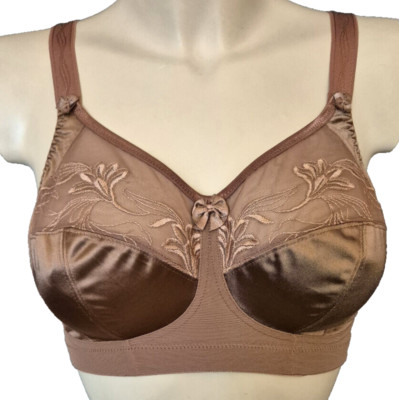 Goddess USA Kristie 5850 Bra Satin EU/DE 65G UK 30F Full Cup Bra Non-wired