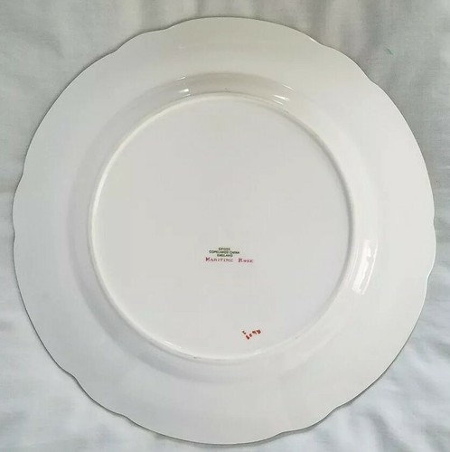 Spode Copelands China Maritime Rose Blue Dinner Plate 10.75