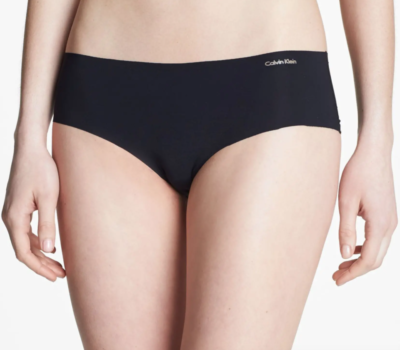 Calvin Klein Black Invisibles Hipster Seamless Underwear Women's Size S  L26701