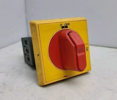 ABB Selector Switch Lockable w/ Bussmann CDNF25A3D Disconnect Switch