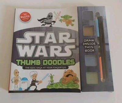 Star Wars Klutz Thumb Doodles Epic Saga Your Fingertips Space Drawing NEW Kids
