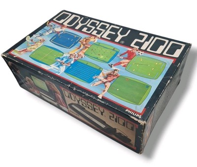 ⚡Philips Odyssey 2100 Konsole + Beschreibung OVP retro Vintage 70er ungetestet⚡