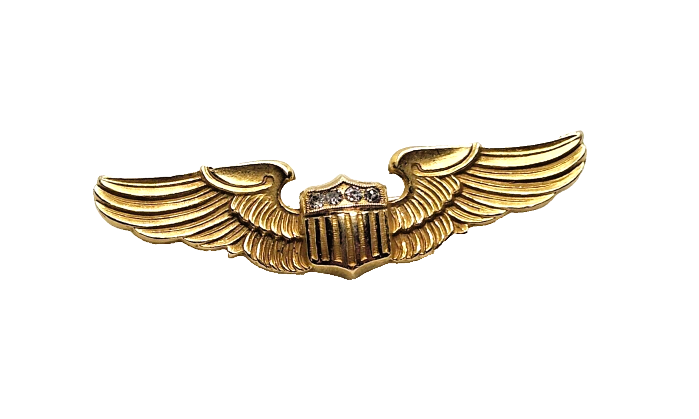 WWII期 PR.ST Co社製 US Air Force Pilot Wings ヴィンテージ ロケットチャーム マザーオブパール K12金張り 925シルバー ペンダント Y18-J WWII期 PR.ST Co社製 US Air Force Pilot Wings ヴィンテージ