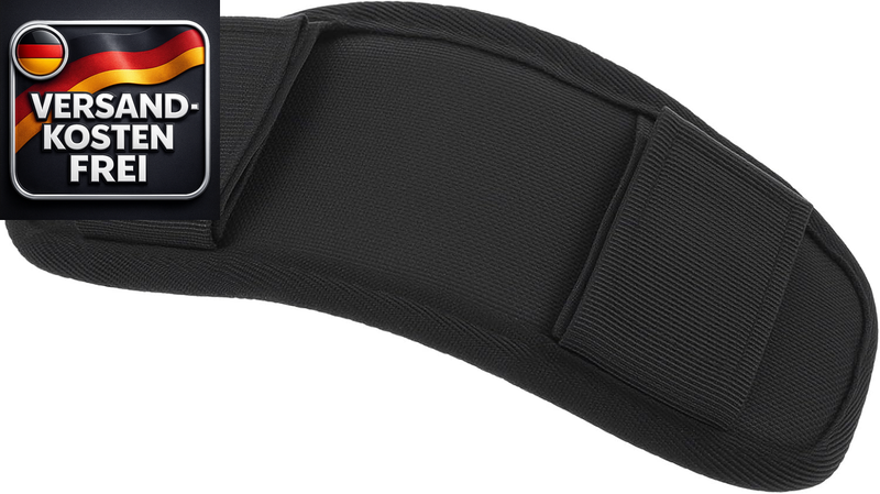 Atmungsaktives Schultergurt Polster Rucksack Schulterpolster Klettverschluss Breite 2,5-5cm Umhängetaschen Sporttaschen