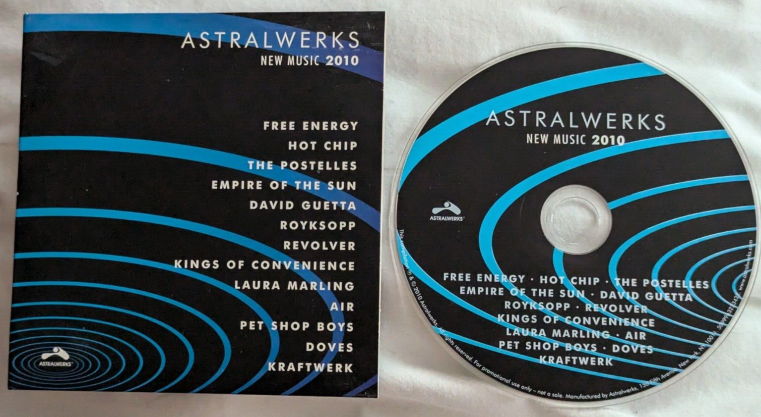ASTRALWERKS New Music 2010 Compilation CD David GUETTA Kraftwerk PET SHOP BOYS + | eBay ASTRALWERKS New Music 2010 Compilation CD David GUETTA Kraftwerk PET SHOP BOYS + | eBay