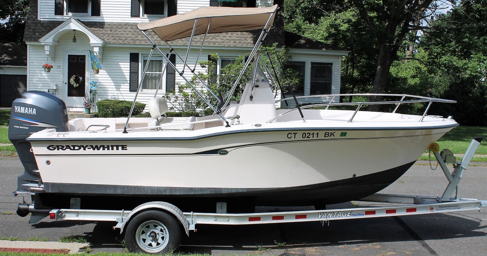 Nice 1998 Grady White 180 Sportsman Center Console 2006 Yamaha 150 HP 549 Hours