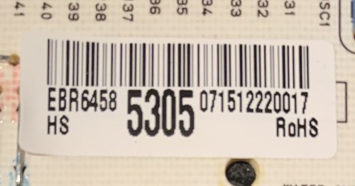 LG MAIN CONTROL BOARD #EBR64585305 FOR REFRIGERATORS, ser pics.