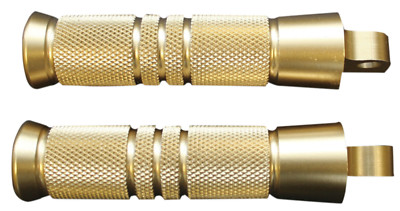 Accutronix - RP111-KG5 - Male-Mount Footpegs, Knurled/Grooved