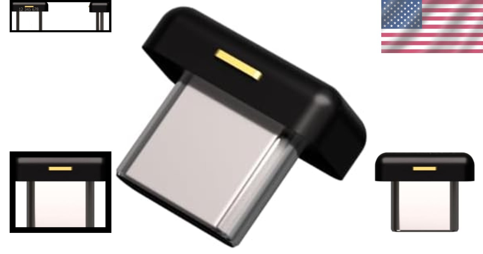 YubiKey 5C Nano - Compact USB-C Multi-Factor Security Key
