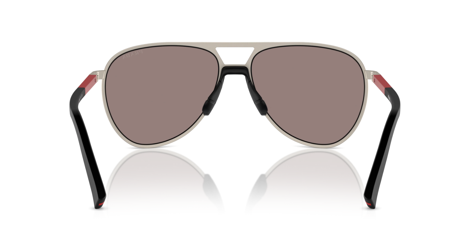 Pre-owned Prada Brand 2024  Men Sunglasses Ps 53zs 18x-80i Authentic Italy Frame Case S In Silver