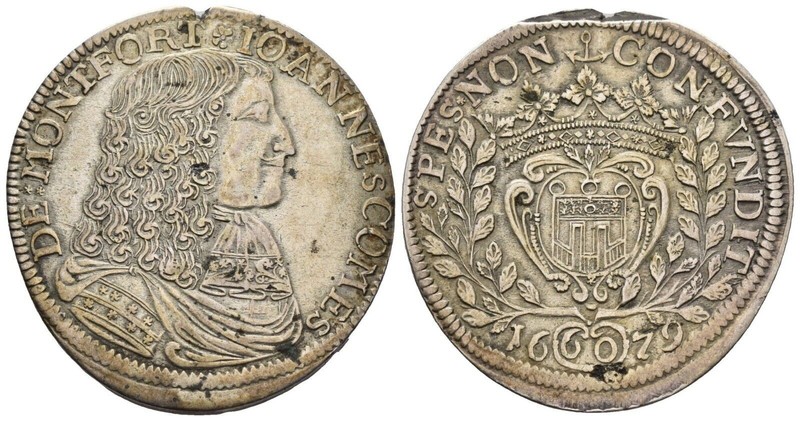 Deutschland - Grafschaft Monfort - 60 Kreuzer (Gulden) 1679 - Dav. 685. Zainende