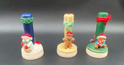 Giftco NEW Christmas Baking Cookie Press Bear Gingerbread Man and Snowman NEW