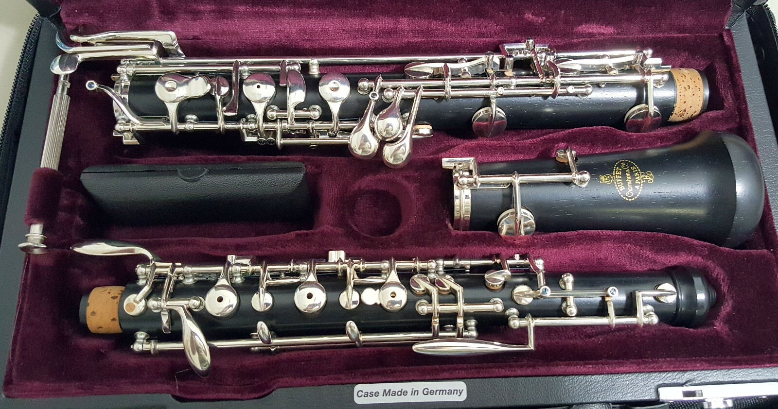 BUFFET CRAMPON 4052 INTERMEDIATE CONSERVATORY WOOD OBOE W/THIRD OCTAVE KEY