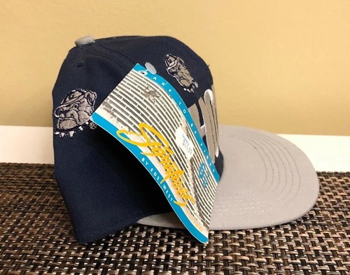 Deadstock VTG 1984 GEORGETOWN HOYAS Sz: 6 7/8 Fitted Hat EDS WEST Signatures NWT