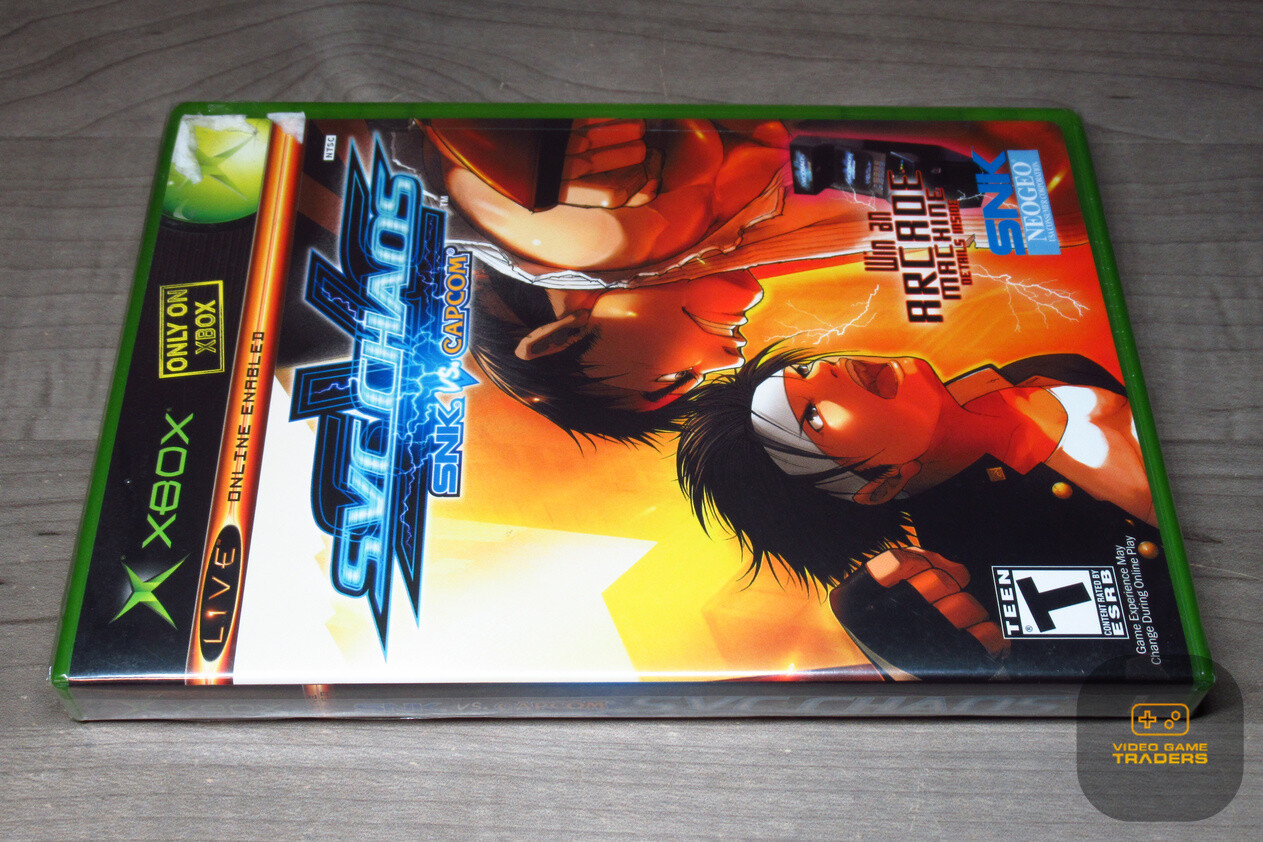 【新品未開封】SNK VS. CAPCOM SVC CHAOS XBOX SNK vs. Capcom: SVC Chaos (Microsoft Xbox, 2004) for sale