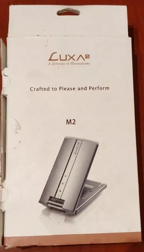 Luxa2 M2-Air Laptop Cooler~Aluminum Clamshell~Used Lightly
