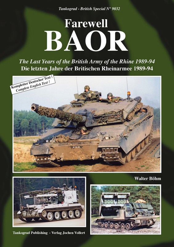 Tankograd 9032: Farewell Baor Britische Rheinarmee 1989-1994 Fotos/Bilder/Nato