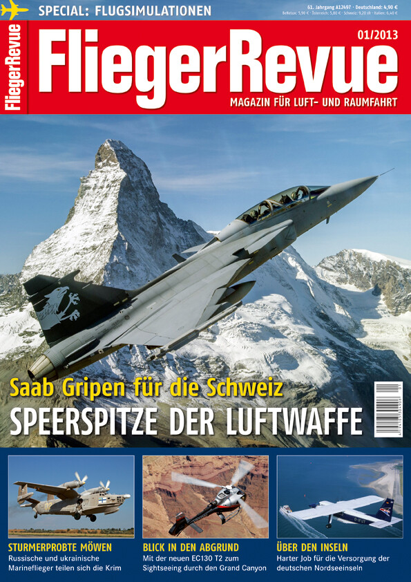 Saab Gripen für die Schweiz Special Flugsimulationen in der FliegerRevue