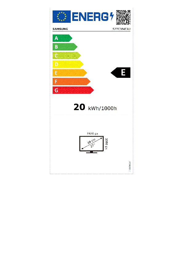EEK:E auf einer Skala von A bis G ist das Rating E