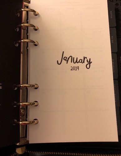 * NEW Agenda 2019 * KATE SPADE Black Leather Zip Organizer Planner $229