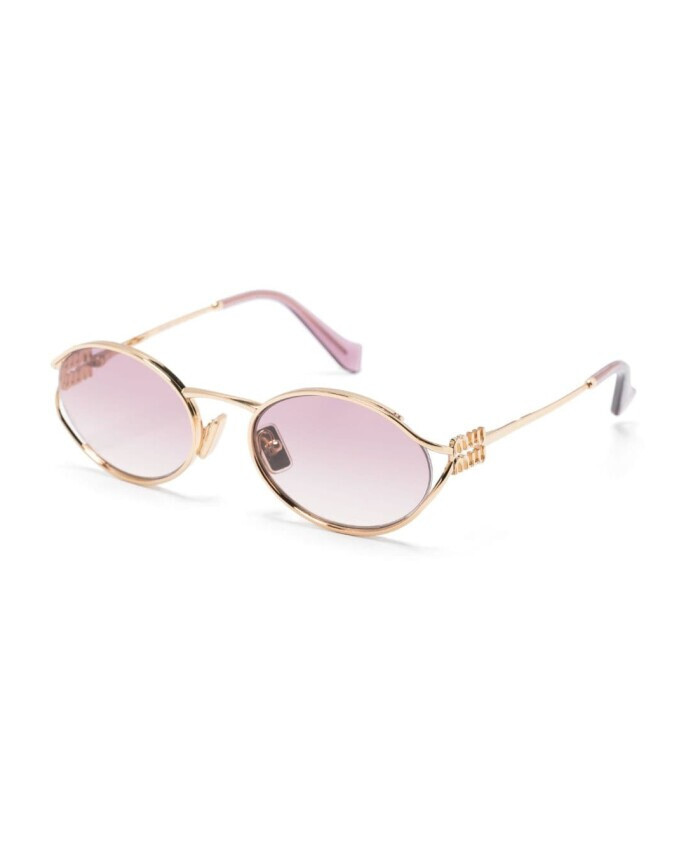 Pre-owned Prada Brand 2024 Miu-miu Women Sunglasses Mu 52ys 5ak-06s Authentic Italy Frame S In Pink