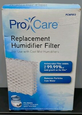 NEW Pro Care PCWF813 Replacement Humidifier Filter for Cool Mist Humidifiers