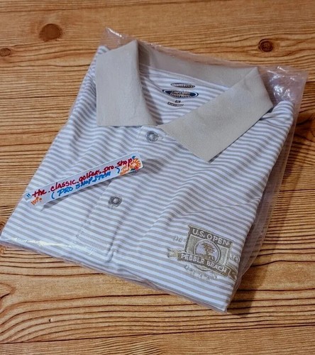 2010 U.S. Open Pebble Beach Golf Links Polo "Top 5 GC" Historic WIN by TIGER XL