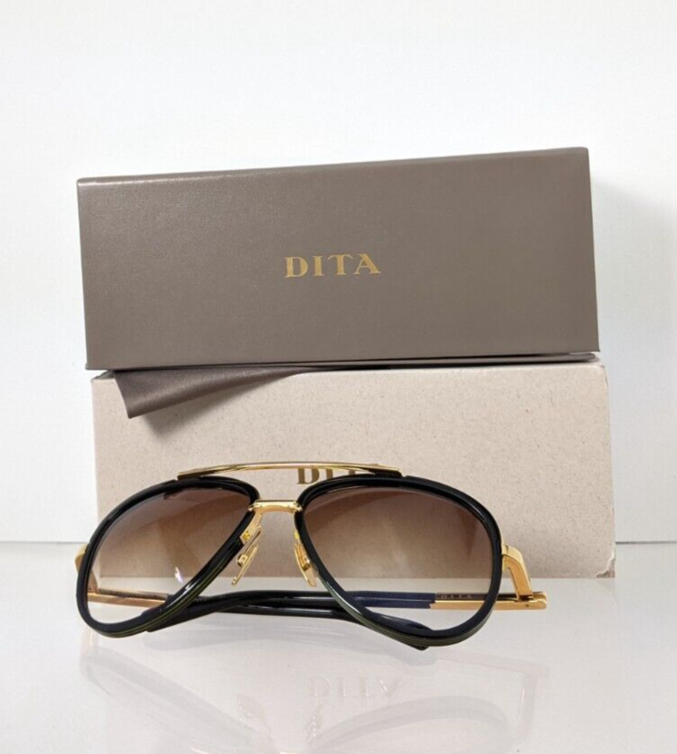 Pre-owned Dita Authentic  Sunglasses Mach Two Drx 2031b Black Gold 60mm Made In Japan In Clear